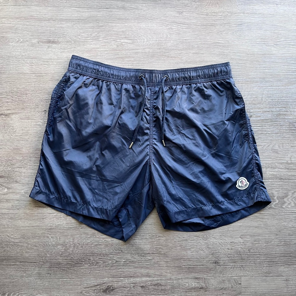 Moncler Boxer Mare Navy Blue Swim Shorts Trunks Mens Sz‎ 3XL New Designer
